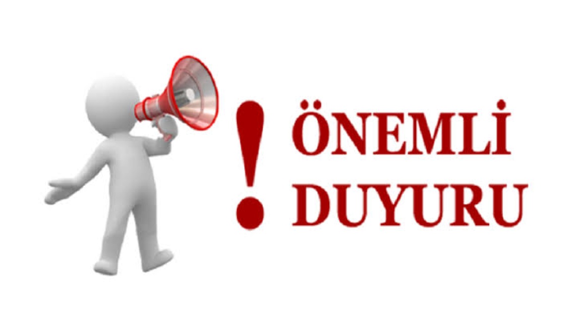 YKS'YE GİREN Öğrencilerimizin  Dikkatine